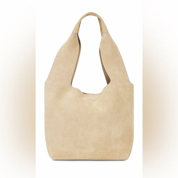 Veronica Beard Handbags - Veronica Beard suede sling bag in latte